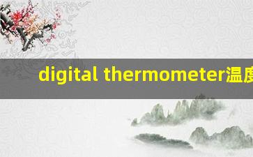 digital thermometer温度计